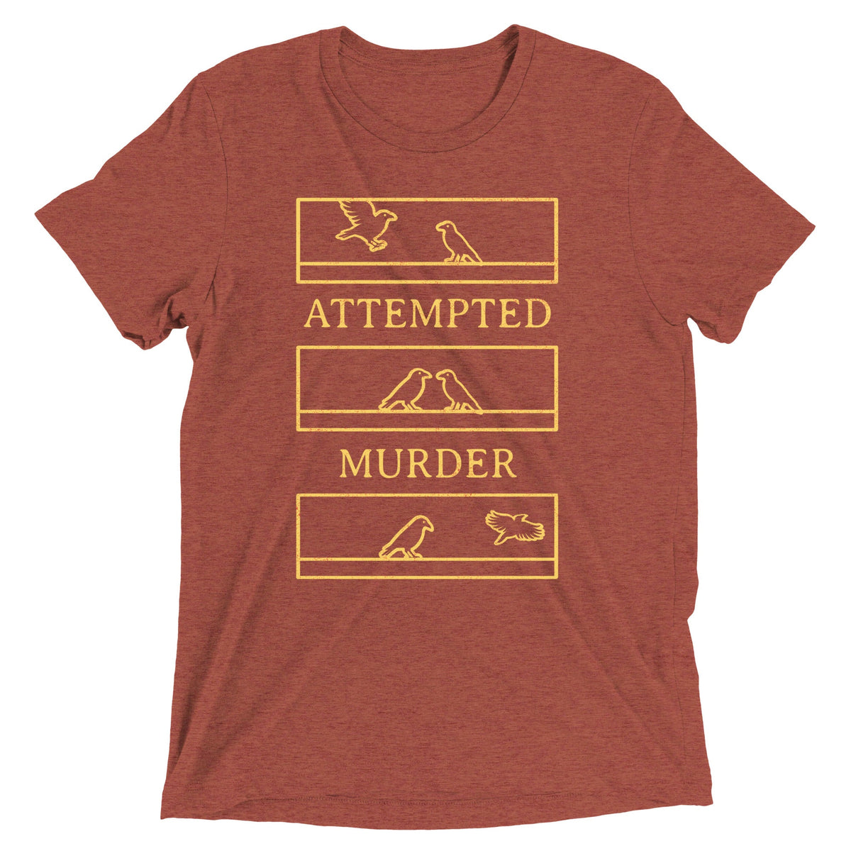 Attempted Murder Men's Tri-Blend Tee product image 5