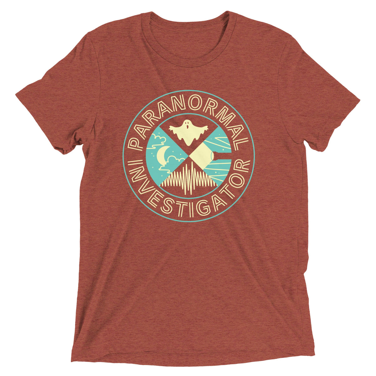 Paranormal Investigator Men's Tri-Blend Tee product image 5