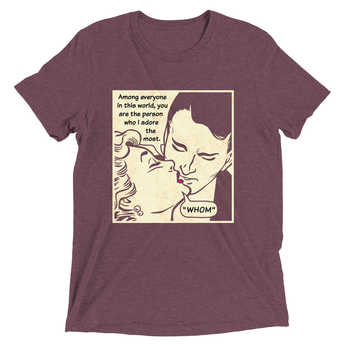 Whom I Adore The Most Men's Tri-Blend Tee product image 4