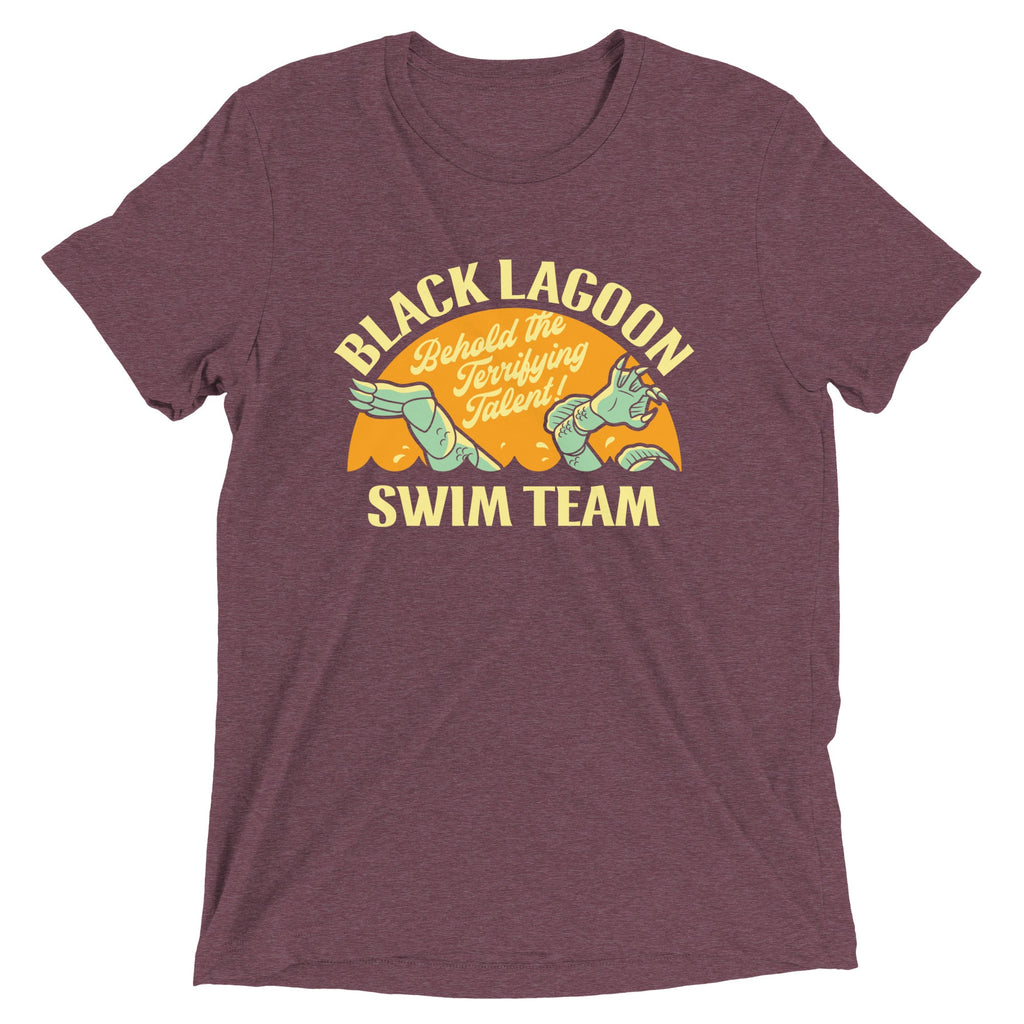 Black Lagoon Swim Team Men's Tri-Blend Tee product image 4