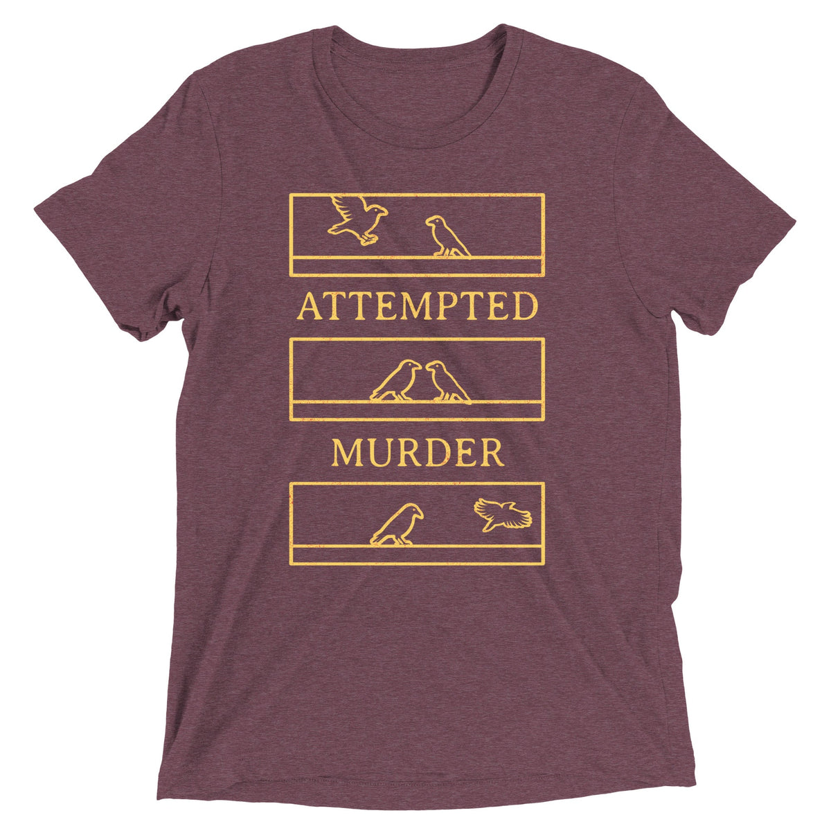 Attempted Murder Men's Tri-Blend Tee product image 4