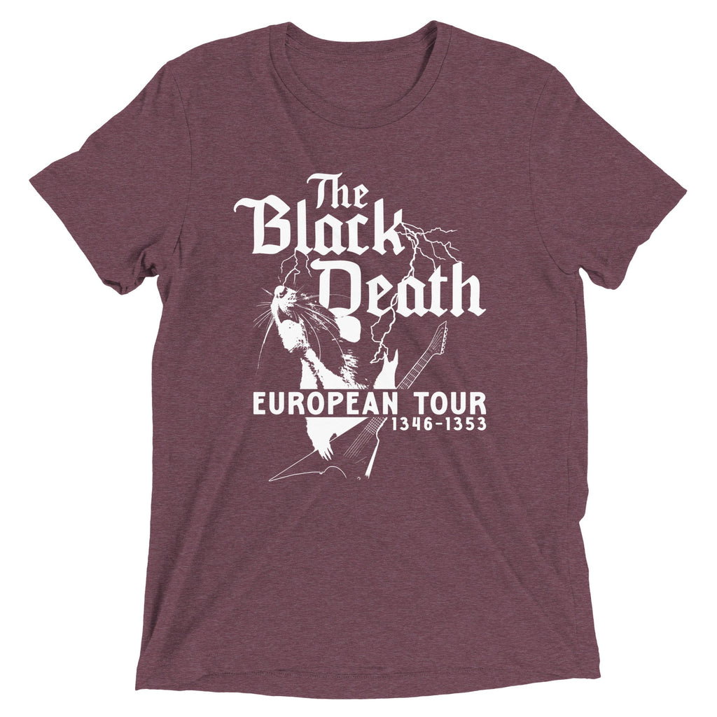 The Black Death European Tour Men's Tri-Blend Tee product image 3