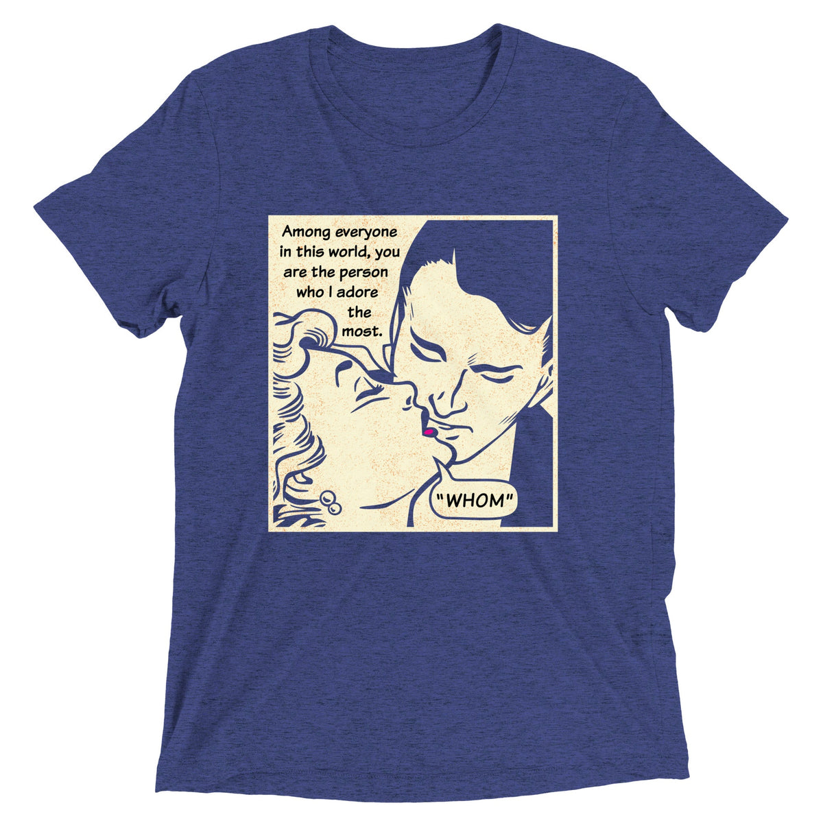 Whom I Adore The Most Men's Tri-Blend Tee product image 2