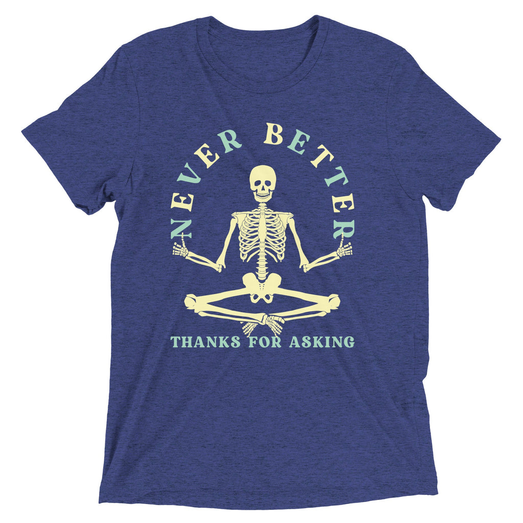 Never Better Thanks For Asking Men's Tri-Blend Tee product image 2