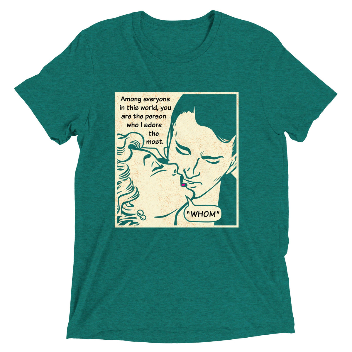 Whom I Adore The Most Men's Tri-Blend Tee product image 3