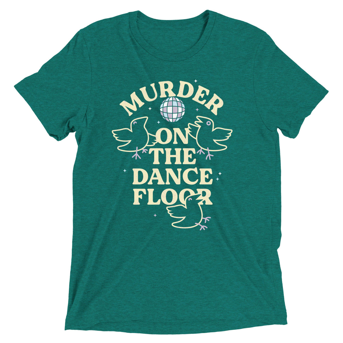 Murder On The Dance Floor Men's Tri-Blend Tee product image 3