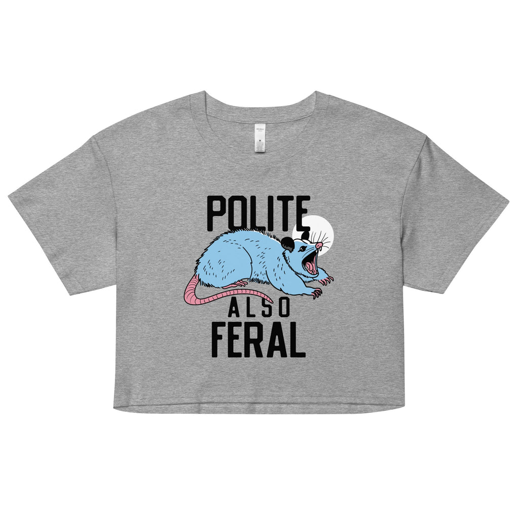 Polite Also Feral Women's Crop Tee product image 4