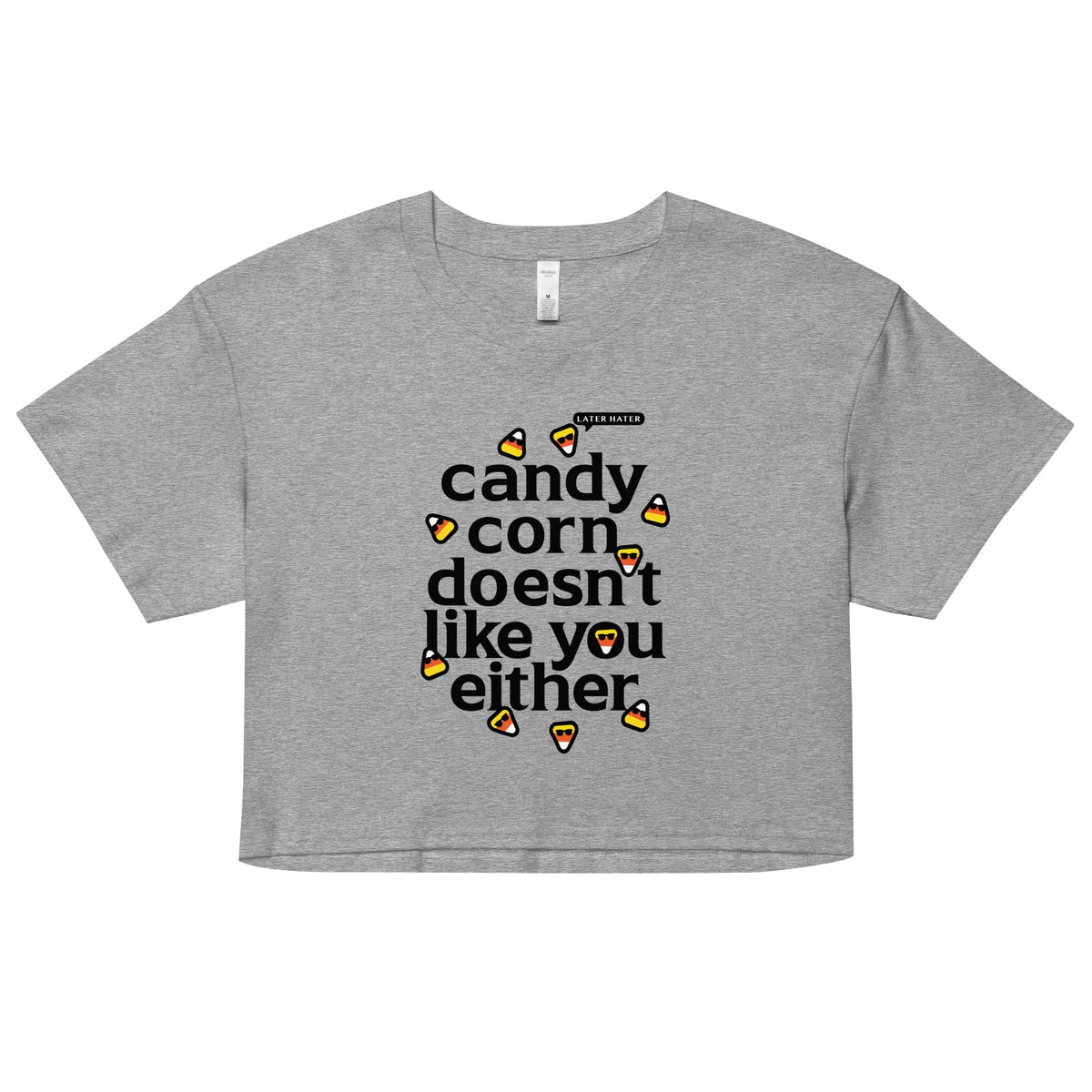 Candy Corn Doesn't Like You Either Women's Crop Tee product image 4