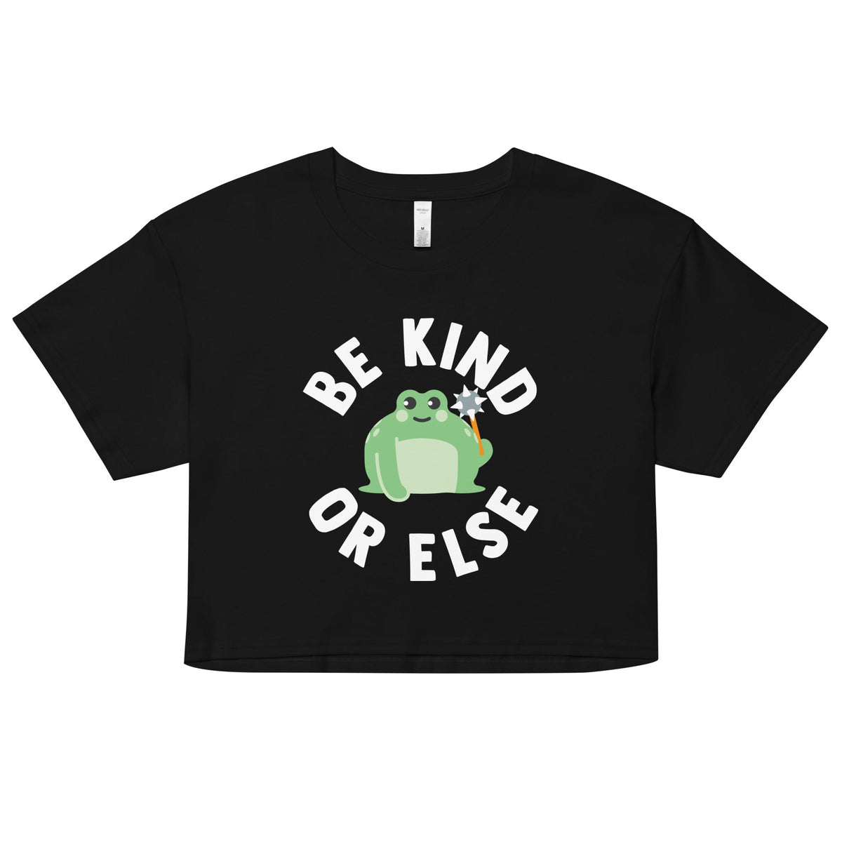 Be Kind Or Else Women's Crop Tee product image 1