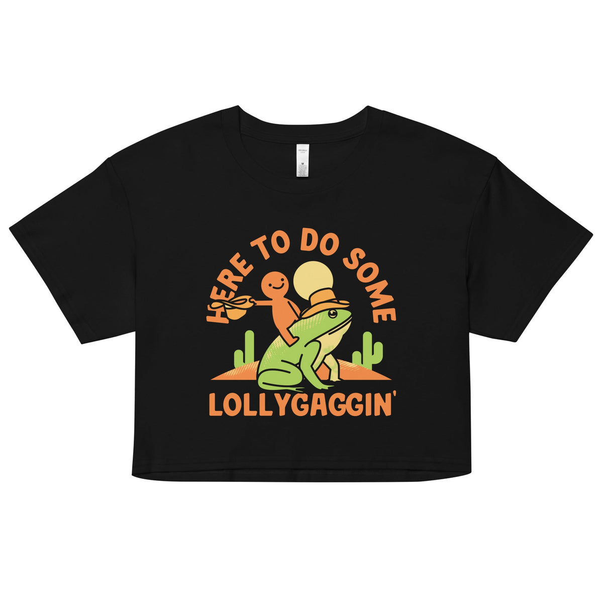 Here To Do Some Lollygaggin Women's Crop Tee product image 1