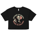 Outside I'm Hootin' Inside I'm Hollerin' Women's Crop Tee product image 1