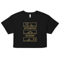 Attempted Murder Women's Crop Tee product image 1