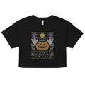 Ugly Halloween Sweater Women's Crop Tee product image 1