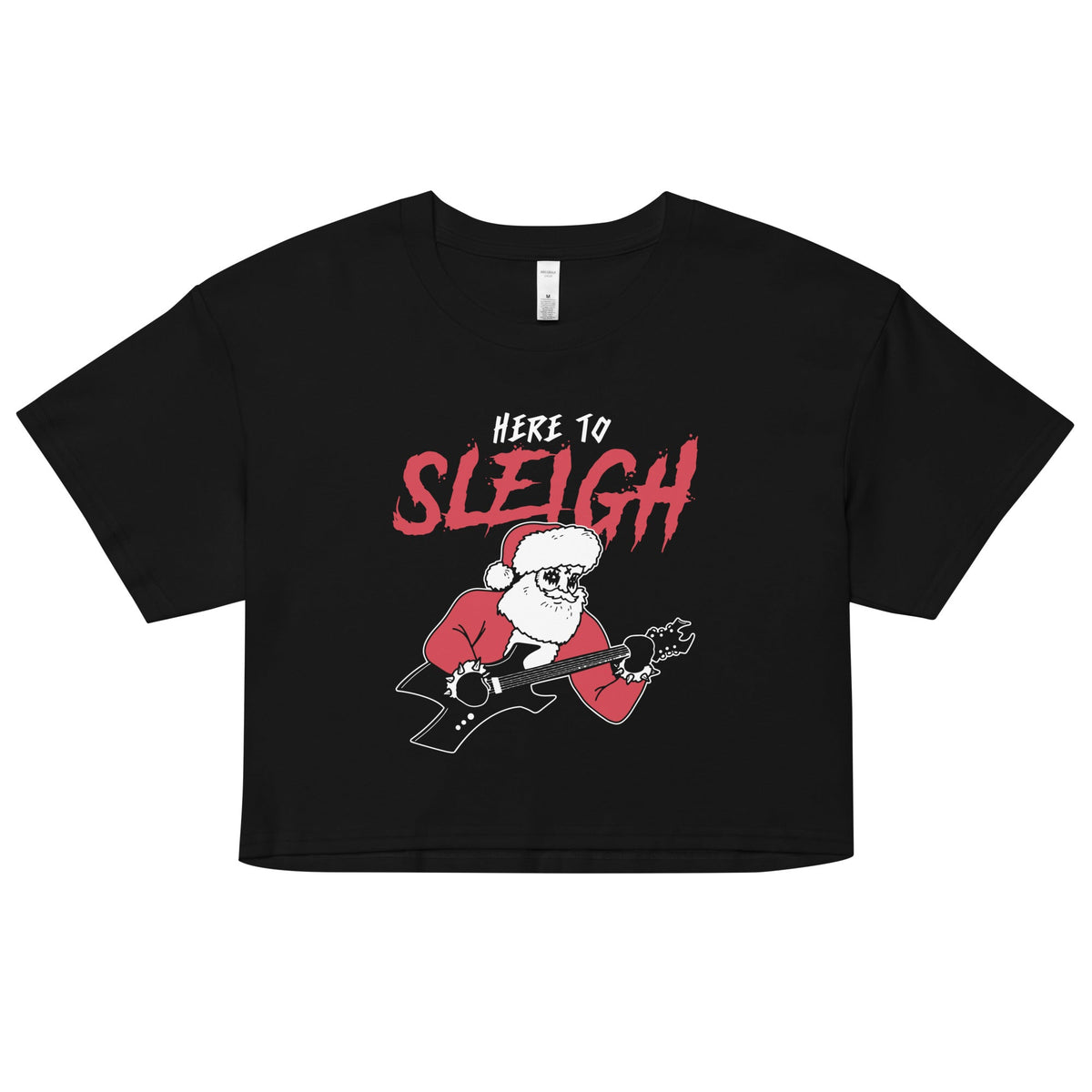 Here to Sleigh Women's Crop Tee product image 1