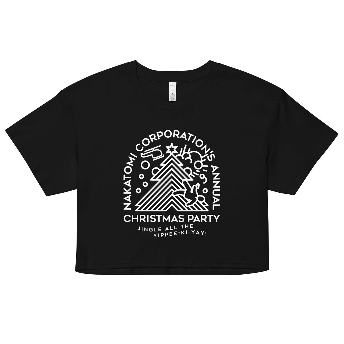 Nakatomi Christmas Party Women's Crop Tee product image 2