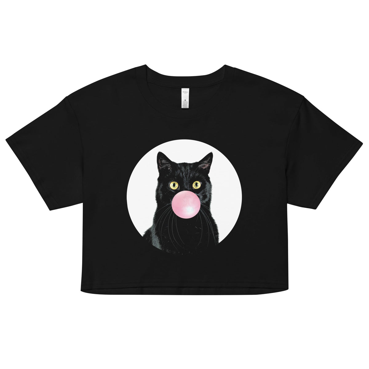 Bubble Cat Women's Crop Tee product image 1