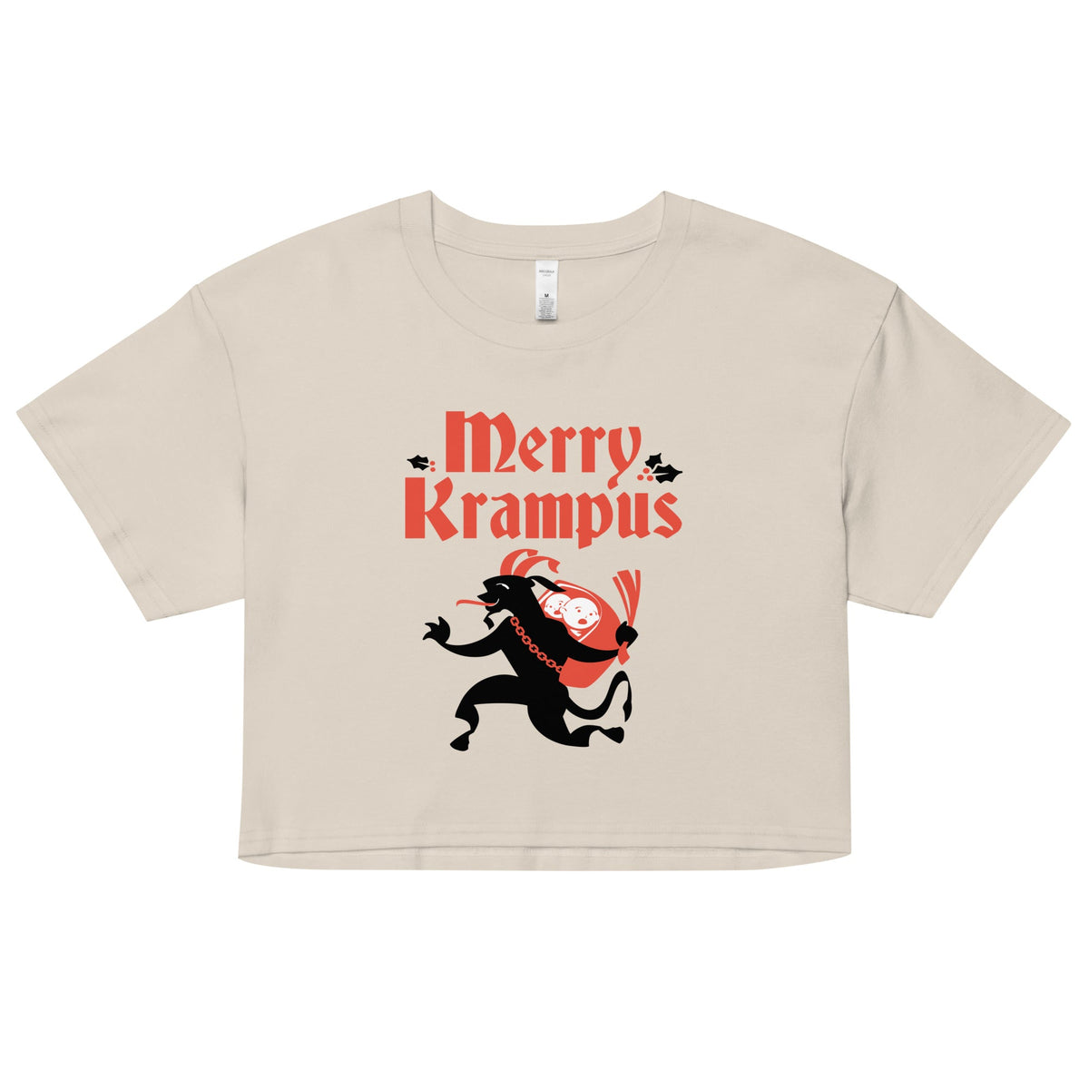 Merry Krampus Women's Crop Tee product image 4