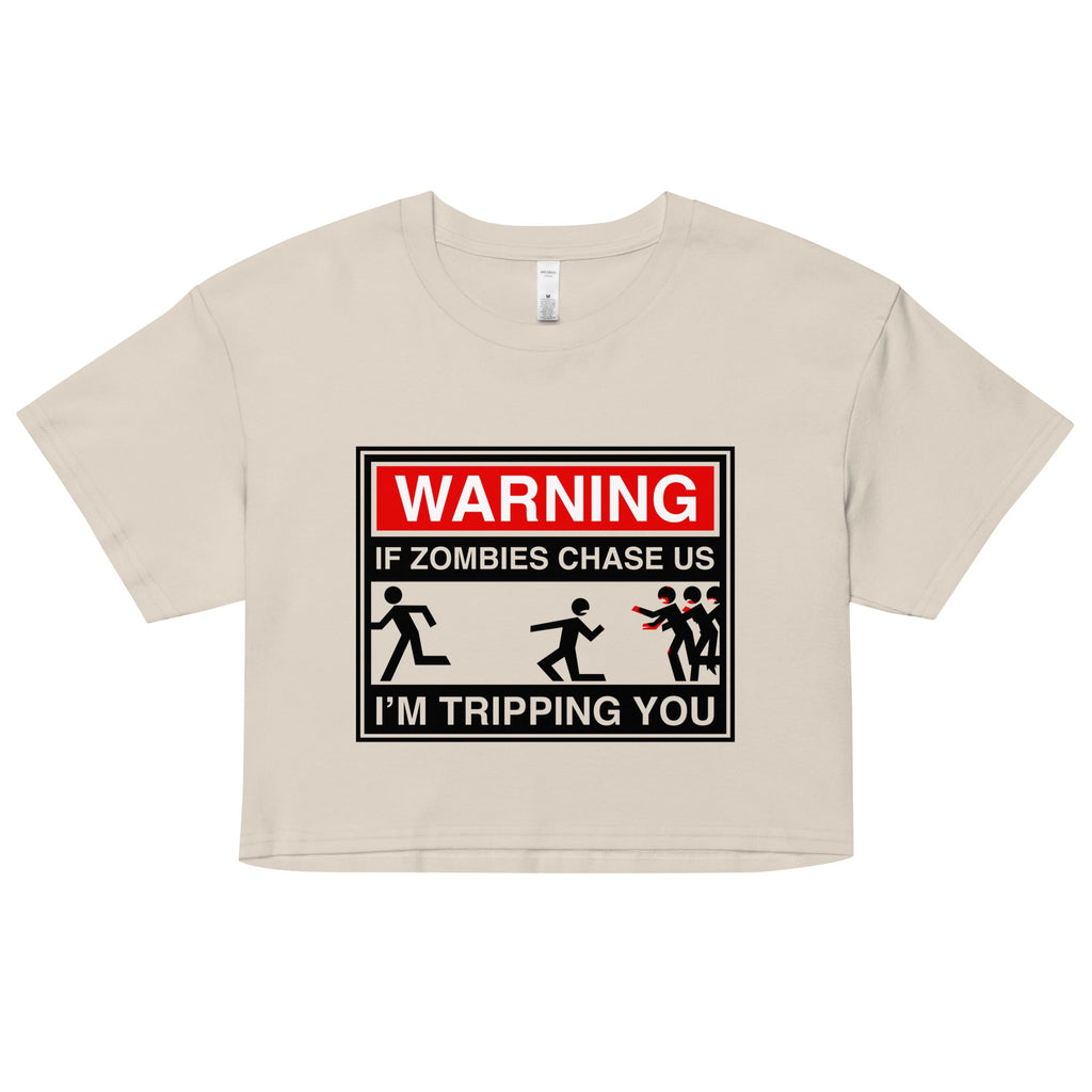 If Zombies Chase Us Women's Crop Tee product image 4