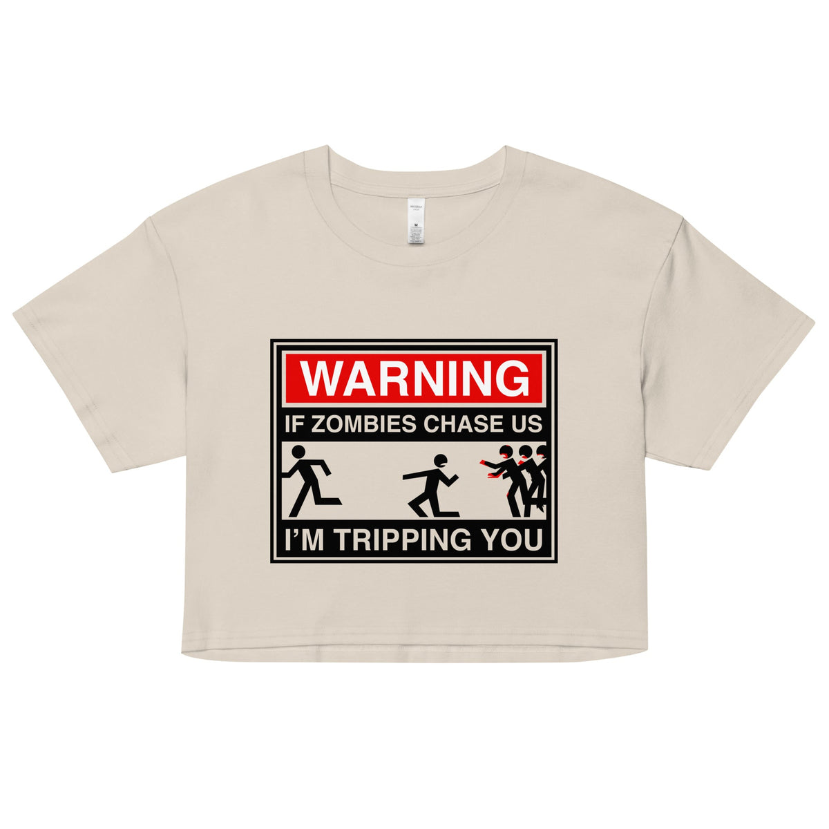 If Zombies Chase Us Women's Crop Tee product image 4
