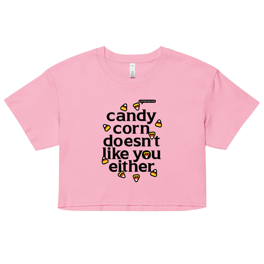 Candy Corn Doesn't Like You Either Women's Crop Tee product image 3