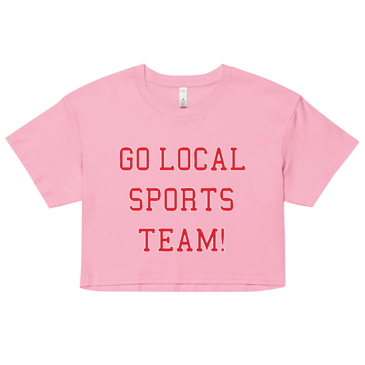 Go Local Sports Team! Women's Crop Tee product image 3