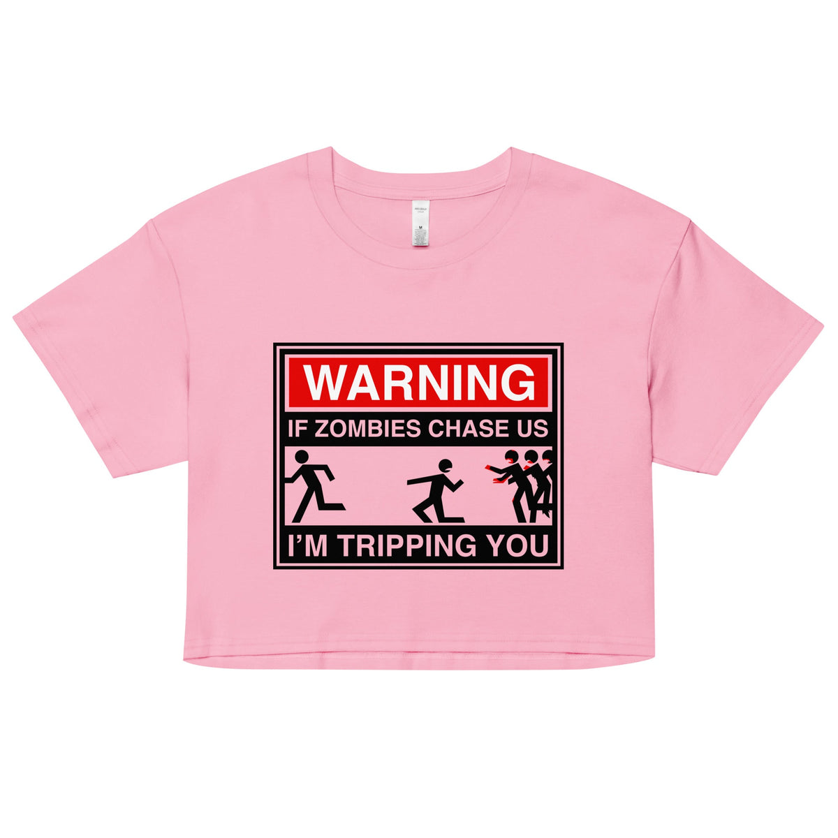 If Zombies Chase Us Women's Crop Tee product image 2