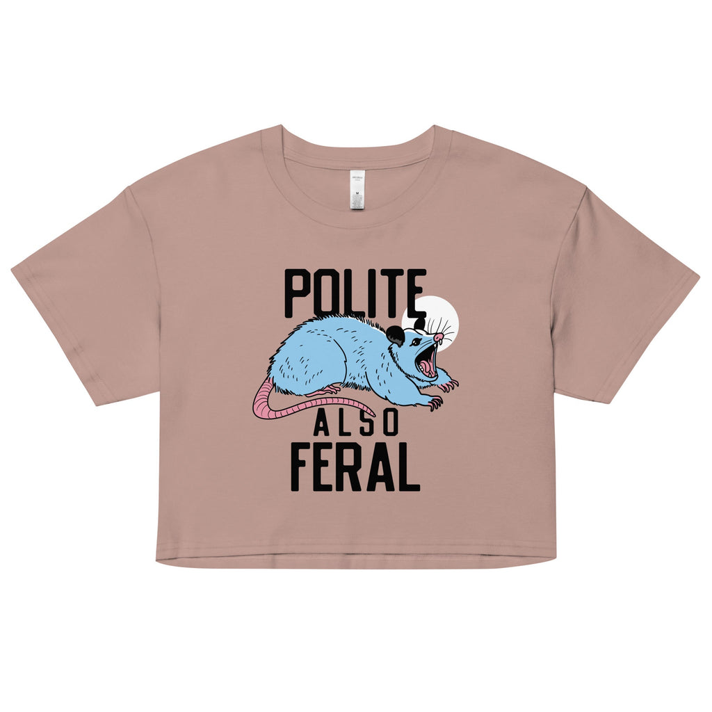 Polite Also Feral Women's Crop Tee product image 1