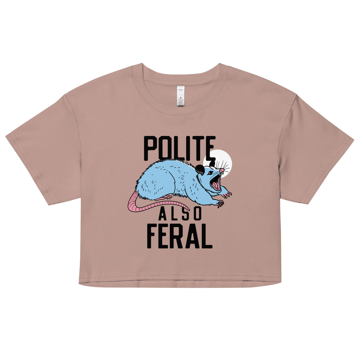 Polite Also Feral Women's Crop Tee product image 1