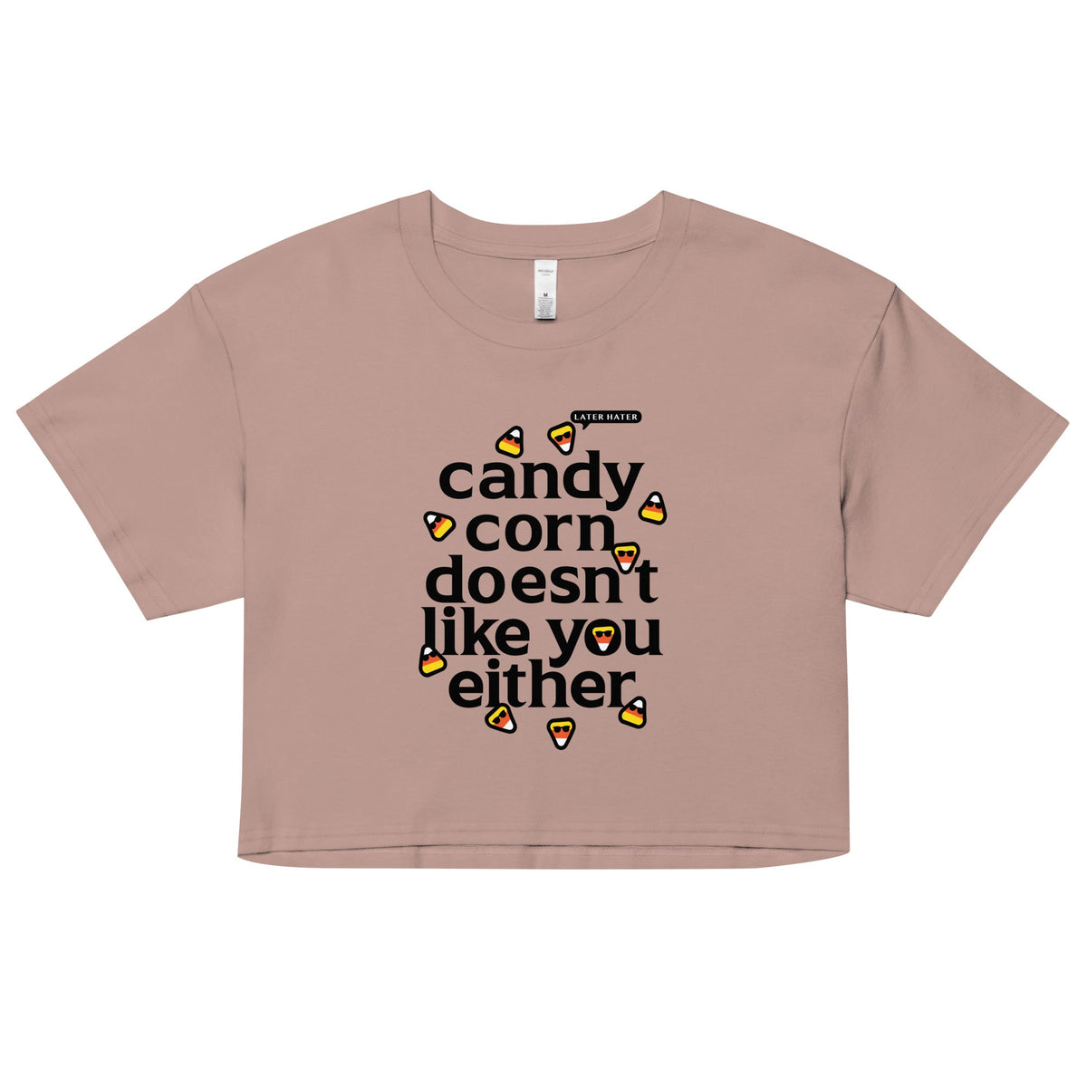 Candy Corn Doesn't Like You Either Women's Crop Tee product image 2