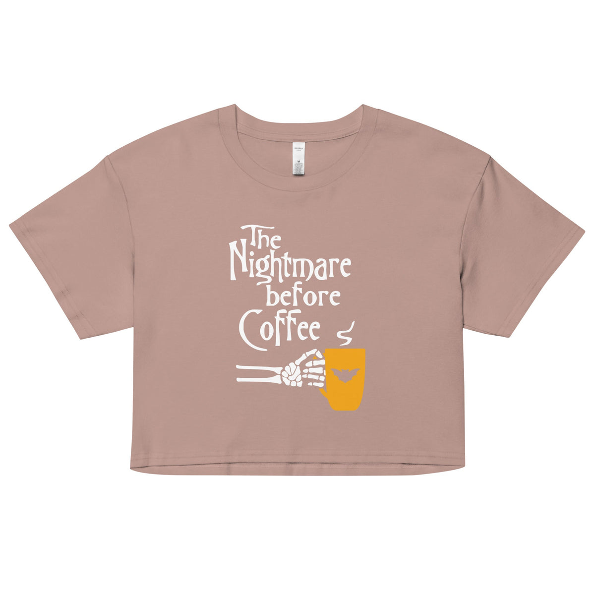 The Nightmare Before Coffee Women's Crop Tee product image 2