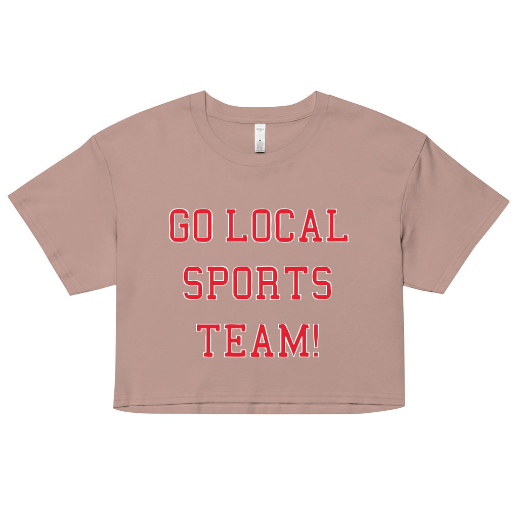 Go Local Sports Team! Women's Crop Tee product image 2