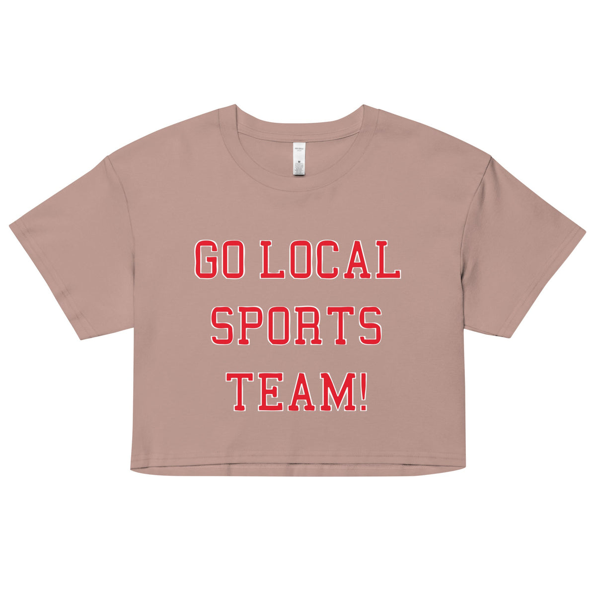 Go Local Sports Team! Women's Crop Tee product image 2