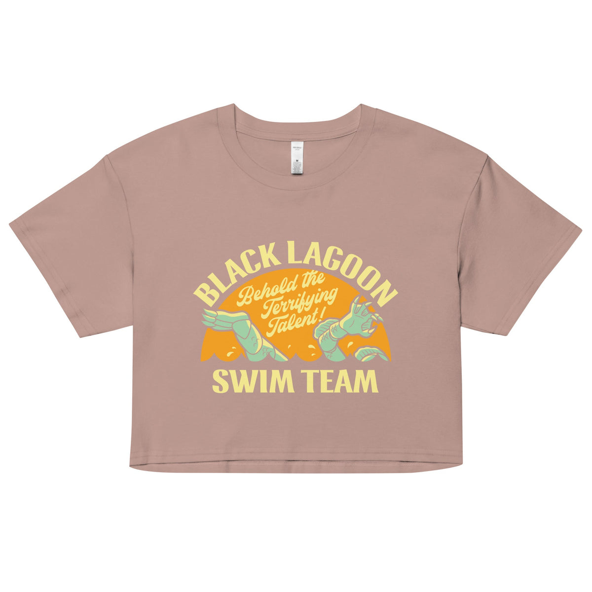 Black Lagoon Swim Team Women's Crop Tee product image 2