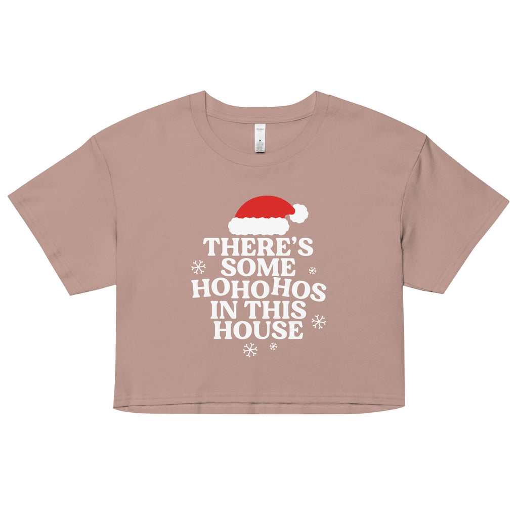 There's Some Ho Ho Hos In This House Women's Crop Tee product image 2