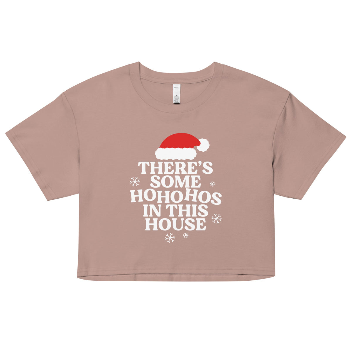 There's Some Ho Ho Hos In This House Women's Crop Tee product image 2