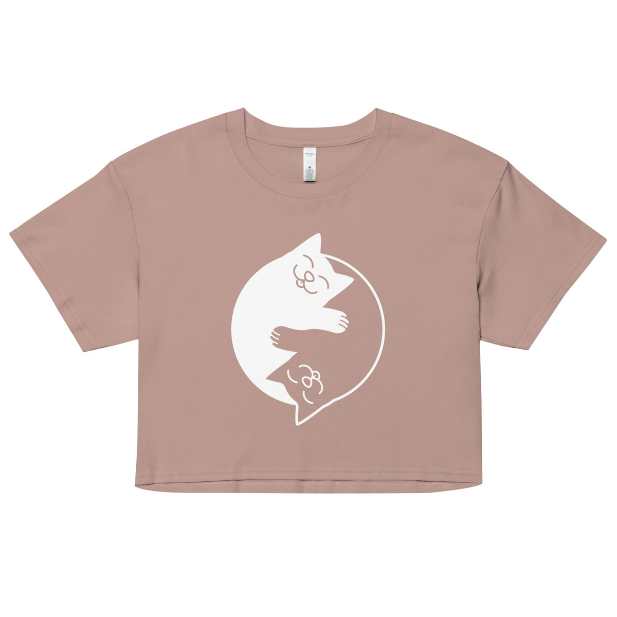 Yin Yang Cats Women's Crop Tee product image 2