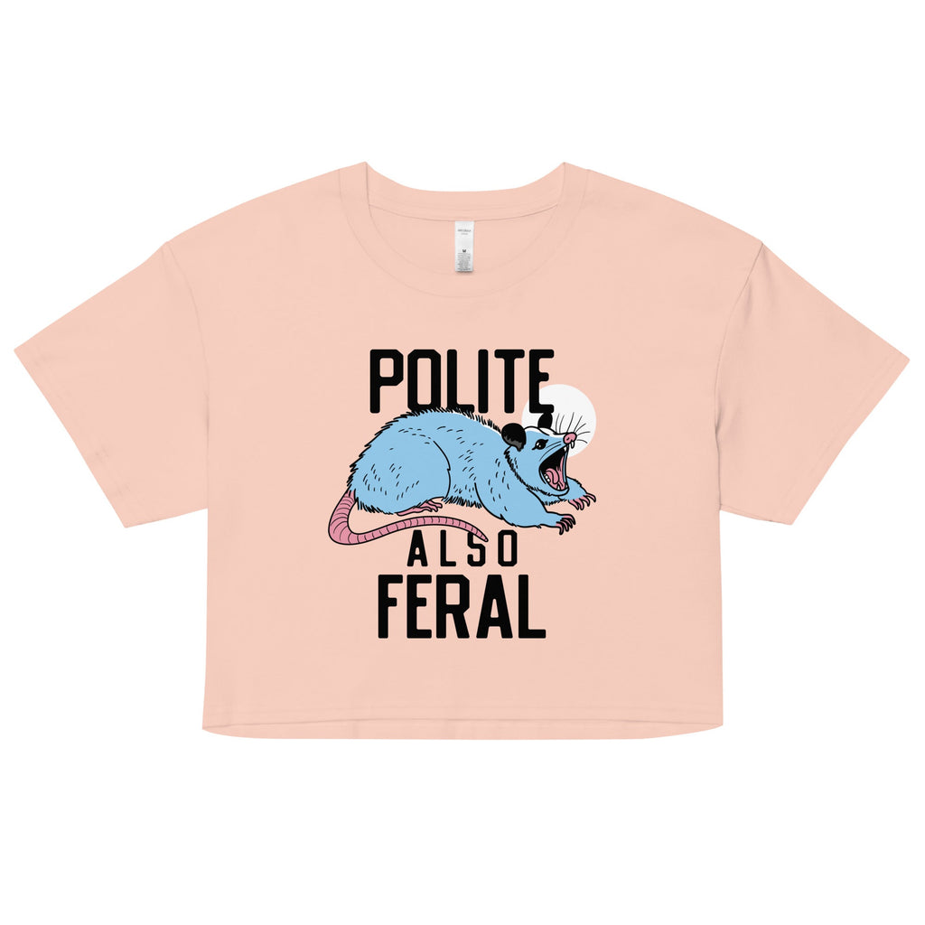 Polite Also Feral Women's Crop Tee product image 3