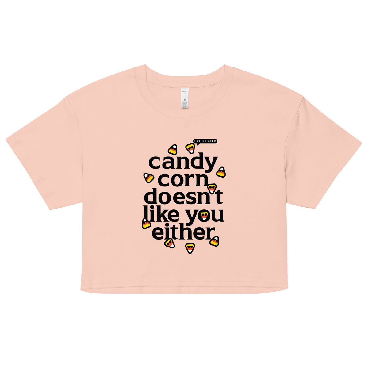 Candy Corn Doesn't Like You Either Women's Crop Tee product image 1