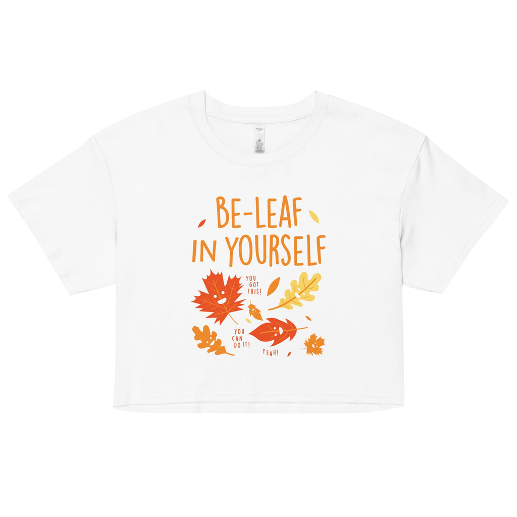 Be-Leaf In Yourself Women's Crop Tee product image 3