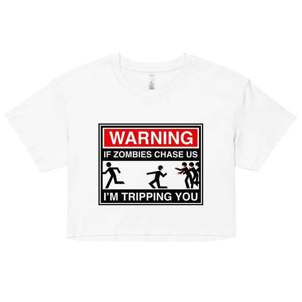 If Zombies Chase Us Women's Crop Tee product image 5