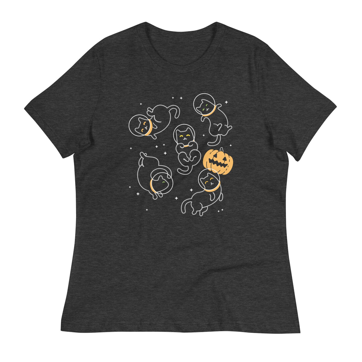 Cat Halloween In Space Women's Signature Tee product image 2