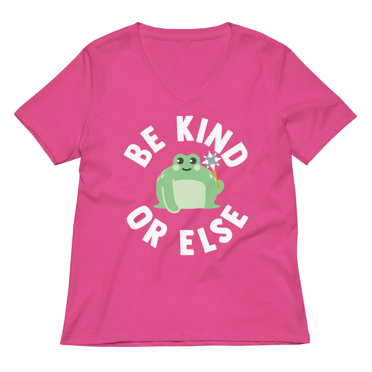 Be Kind Or Else Women's V-Neck Tee product image 6