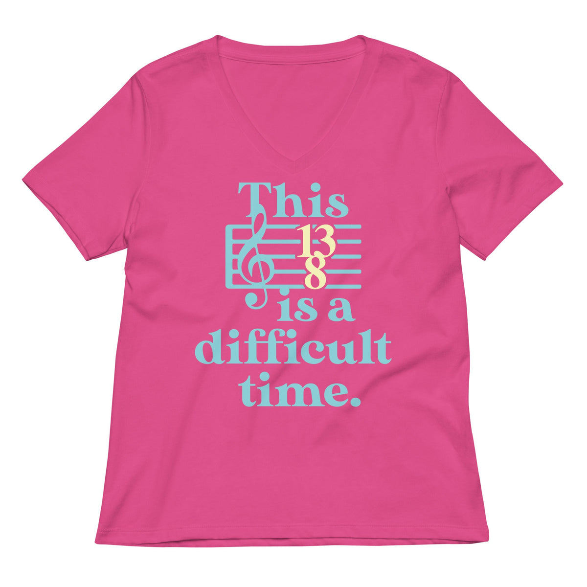 This Is A Difficult Time Women's V-Neck Tee product image 6