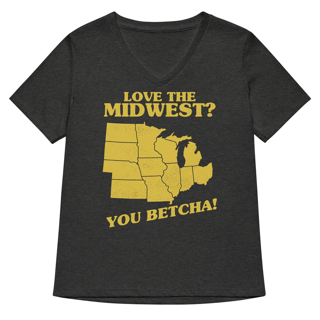 Love The Midwest? You Betcha! Women's V-Neck Tee product image 2