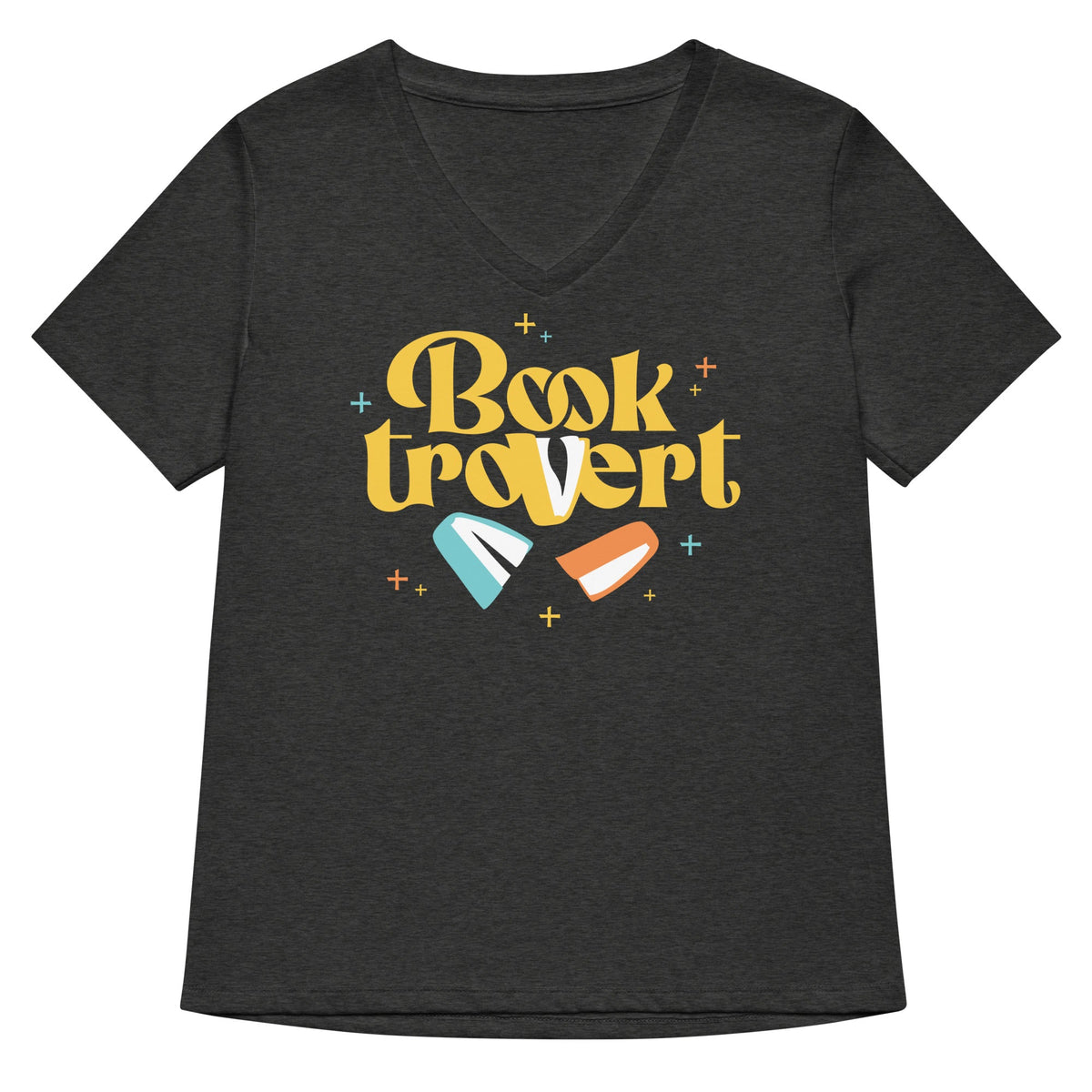 Booktrovert Women's V-Neck Tee product image 4