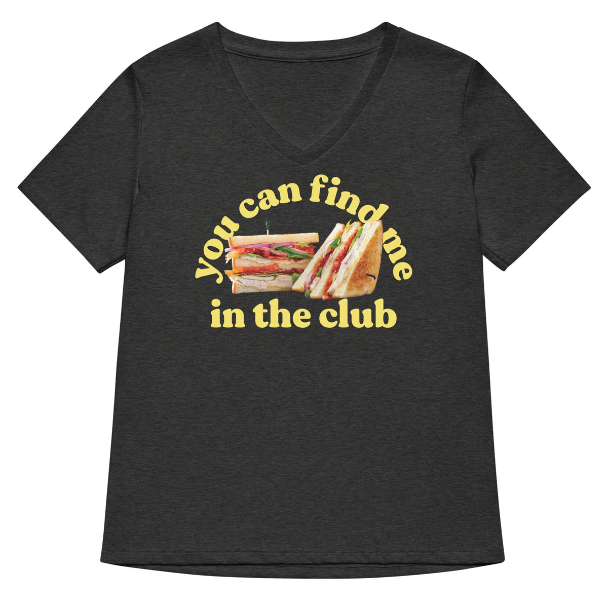 You Can Find Me In The Club Women's V-Neck Tee product image 4