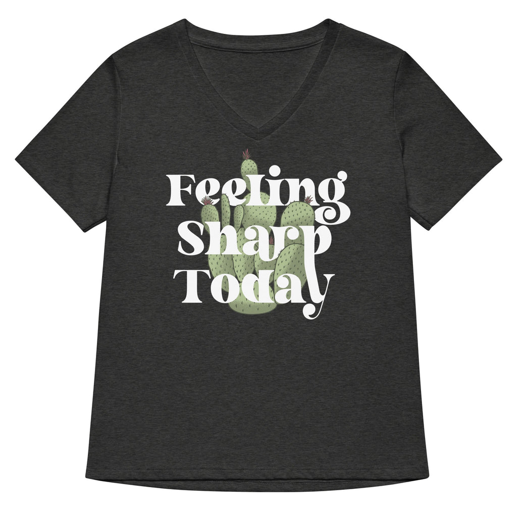 Feeling Sharp Today Women's V-Neck Tee product image 4