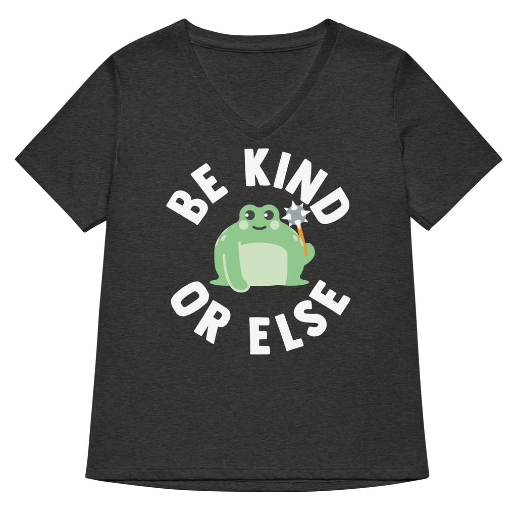 Be Kind Or Else Women's V-Neck Tee product image 3