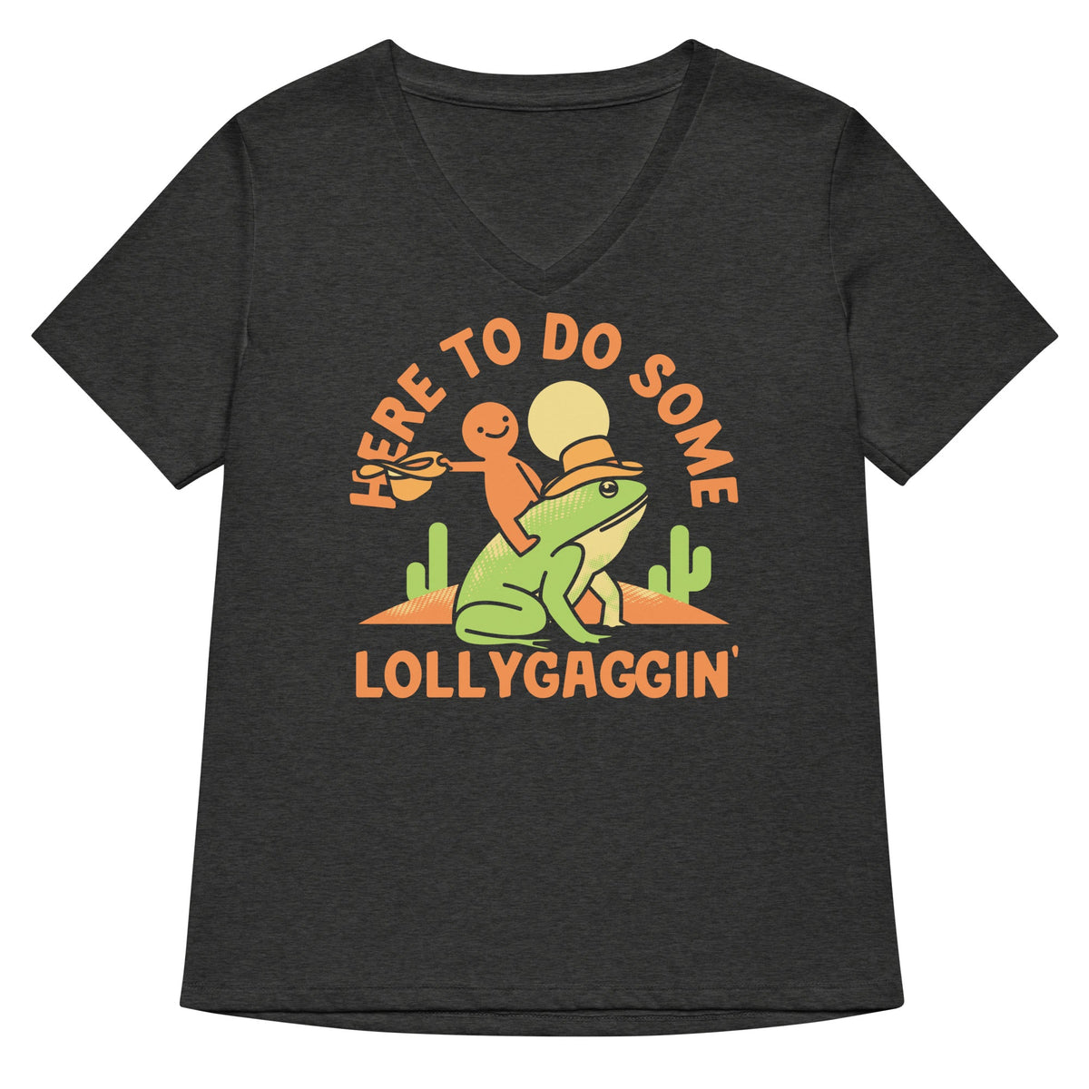 Here To Do Some Lollygaggin Women's V-Neck Tee product image 3