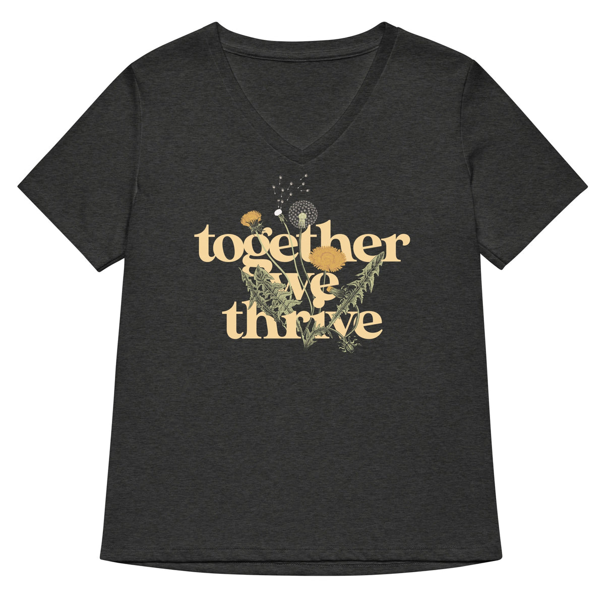 Together We Thrive Women's V-Neck Tee product image 3